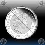 1oz AUSTRALIJA $1 STOCK HORSE 2013 BU